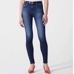 New AG Farrah Skinny high rise Jeans Fler size 26
